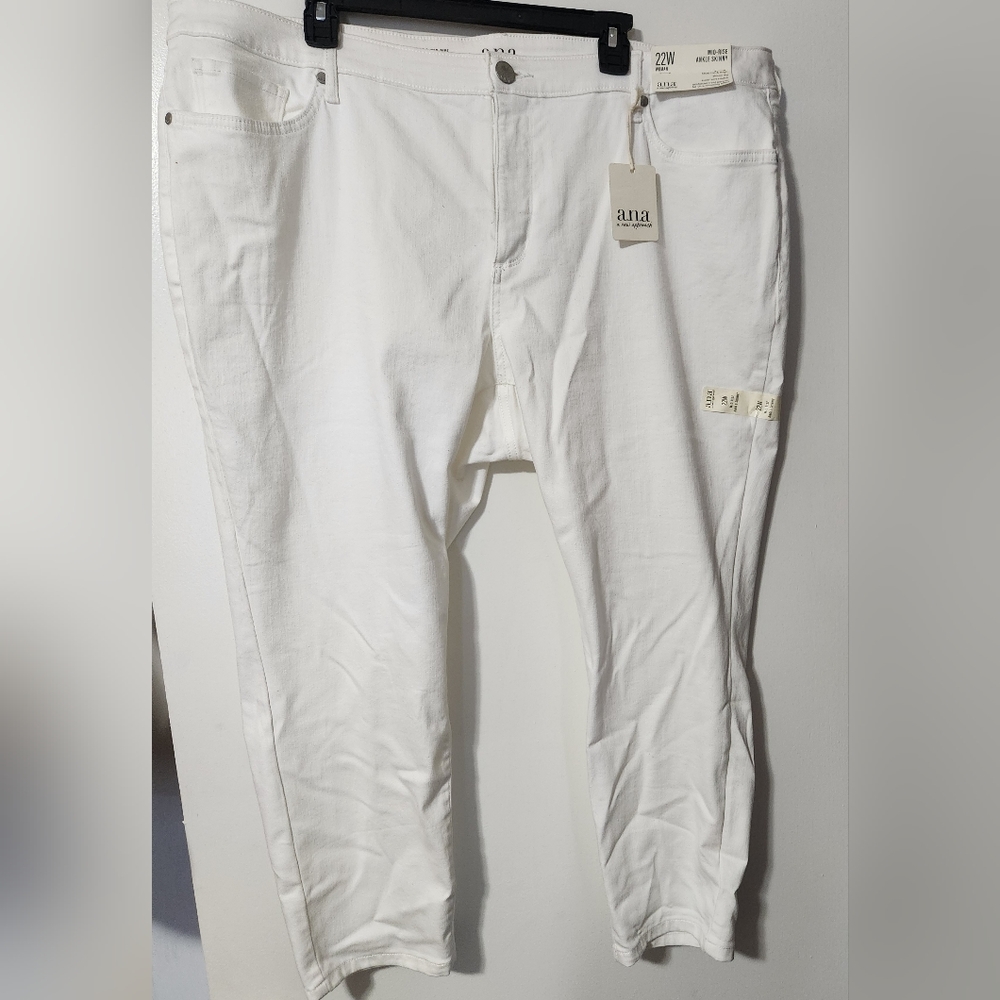 Mid rise ankle skinny
